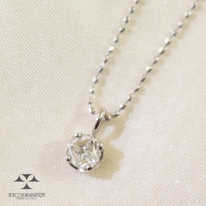 【0.270ct】プリンセスカットの一粒ダイヤモンドネックレス【PT900】
