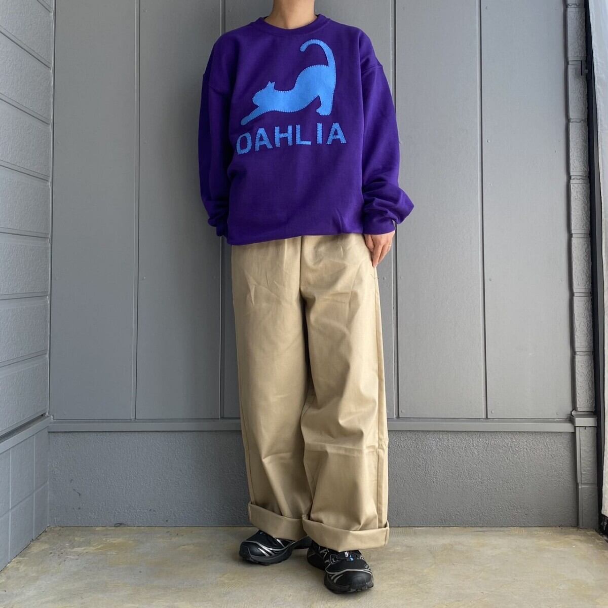 30%OFF!】【dahl'ia】リメイクアップリケスウェット HD-117