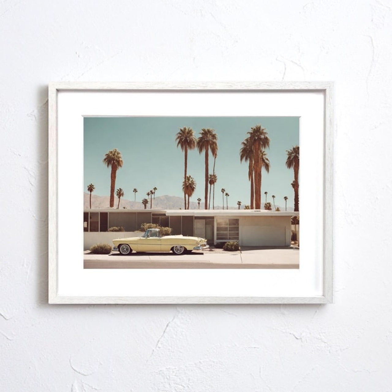 Hollywood｜西海岸ハリウッドのレトロモダンアートポスター｜部屋が映画のように変わる一枚｜｜A2ポスター