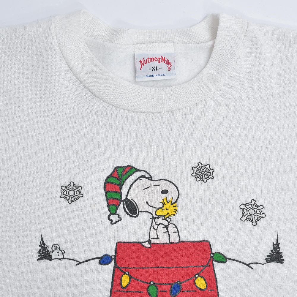 80s~ アメリカ製 Nutmeg Mills ナツメグ クリスマス スヌーピー 80s~ アメリカ製 Nutmeg Mills ナツメグ クリスマス スヌーピー