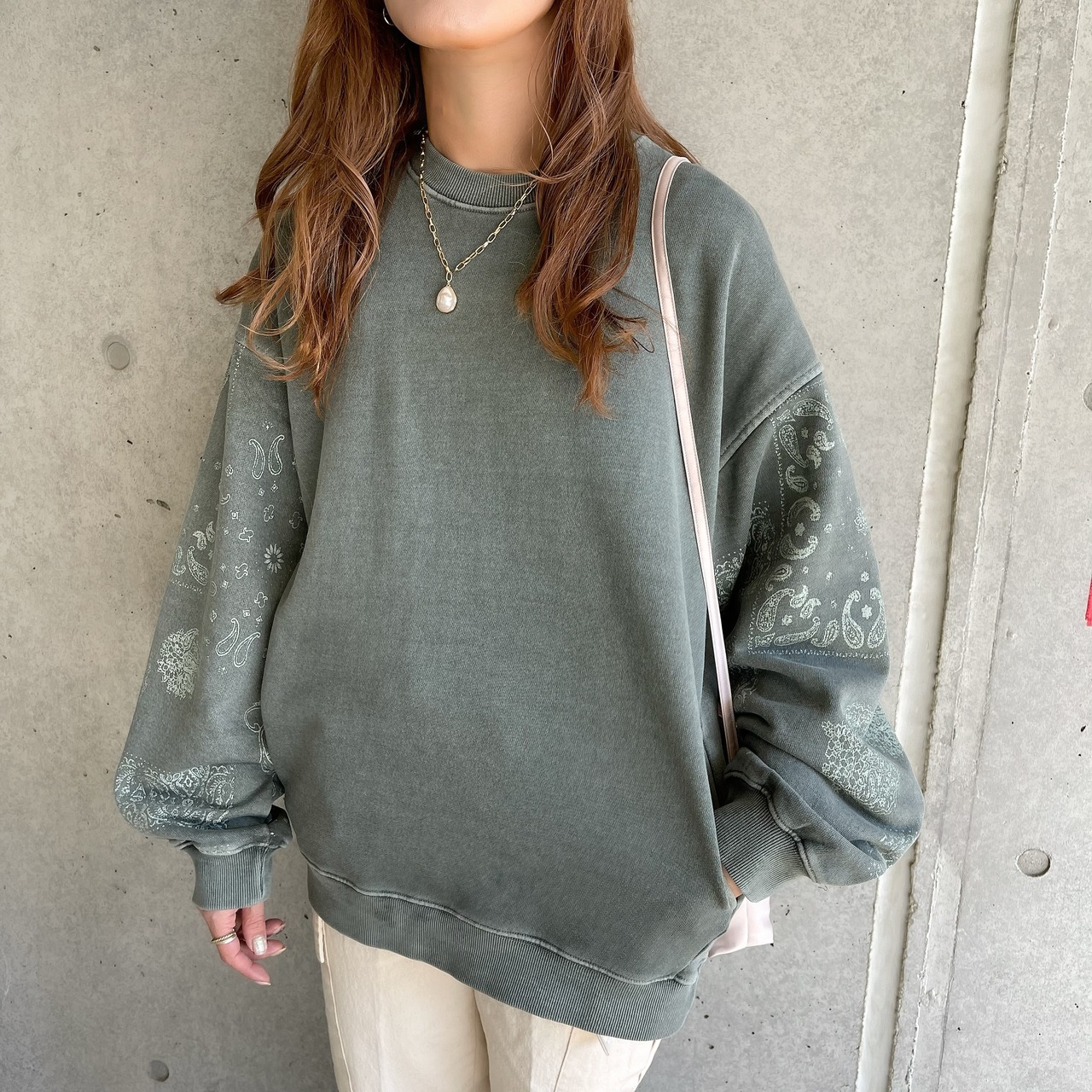 Vintage  Pigment Design Big SW／khaki