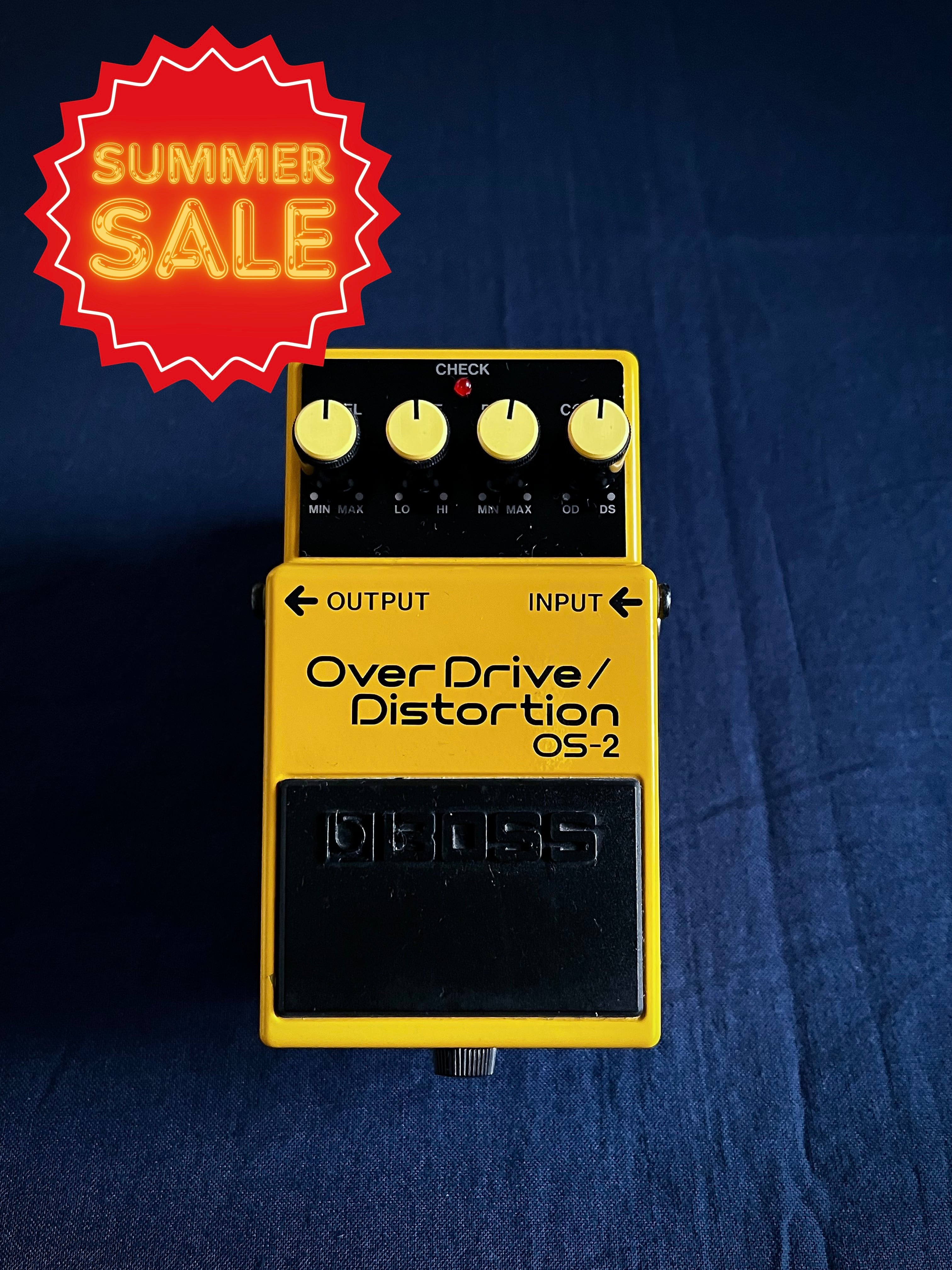 Boss OS-2 OverDrive / Distortion 1999年製 シルバーラベル