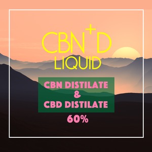 CBN+Dリキッド　CBN濃度40％/CBD濃度20%　CBNディスティレート＆CBDディスティレート製法