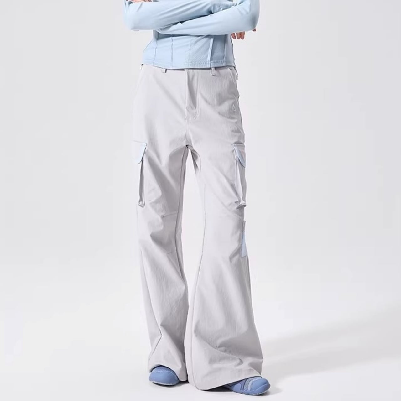 コントラストカラーユーティリティワイドパンツ C01109