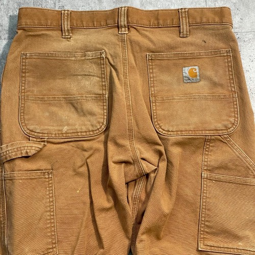10s ブラウン ダブルニー Carhartt カーハート 34×32 詳細写真14