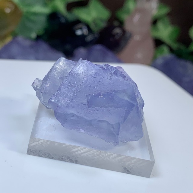 1.幻想的な色合い☆ヤオガンシャン産・ブルーフローライト原石