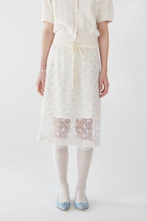 [JOLIE LAIDE] Greta layerd skirt (2 ways) 正規品 韓国ブランド 韓国通販 韓国代行 韓国ファッション jolielaide Vintage Lover Club 日本 店舗