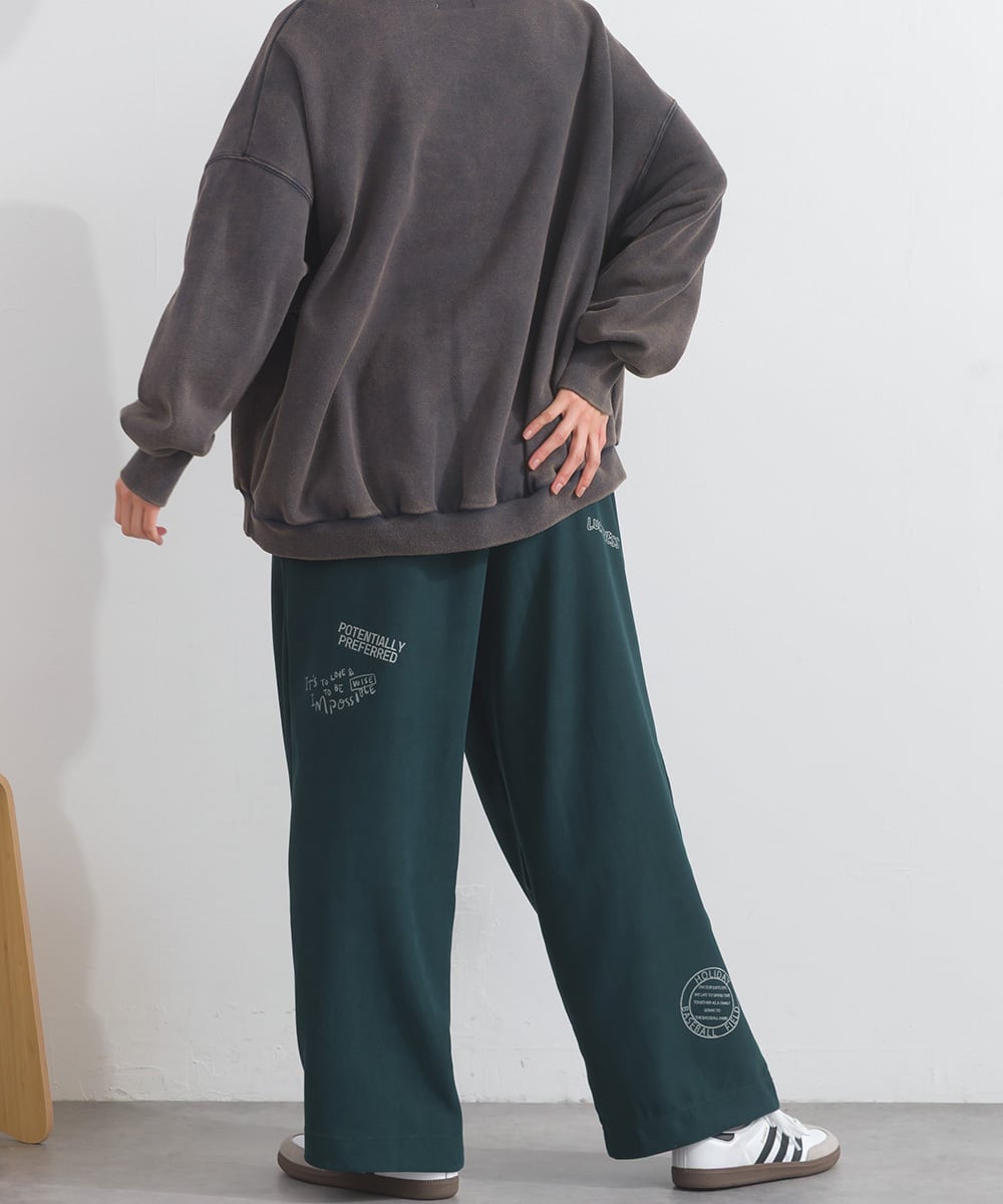 K54012 微起毛ツイルマルチロゴタックパンツ / Brushed Twill Multi