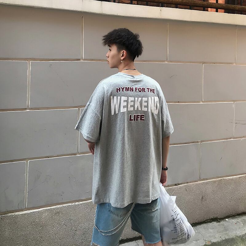 全3色 Tシャツ カットソー プリント カジュアル シンプル