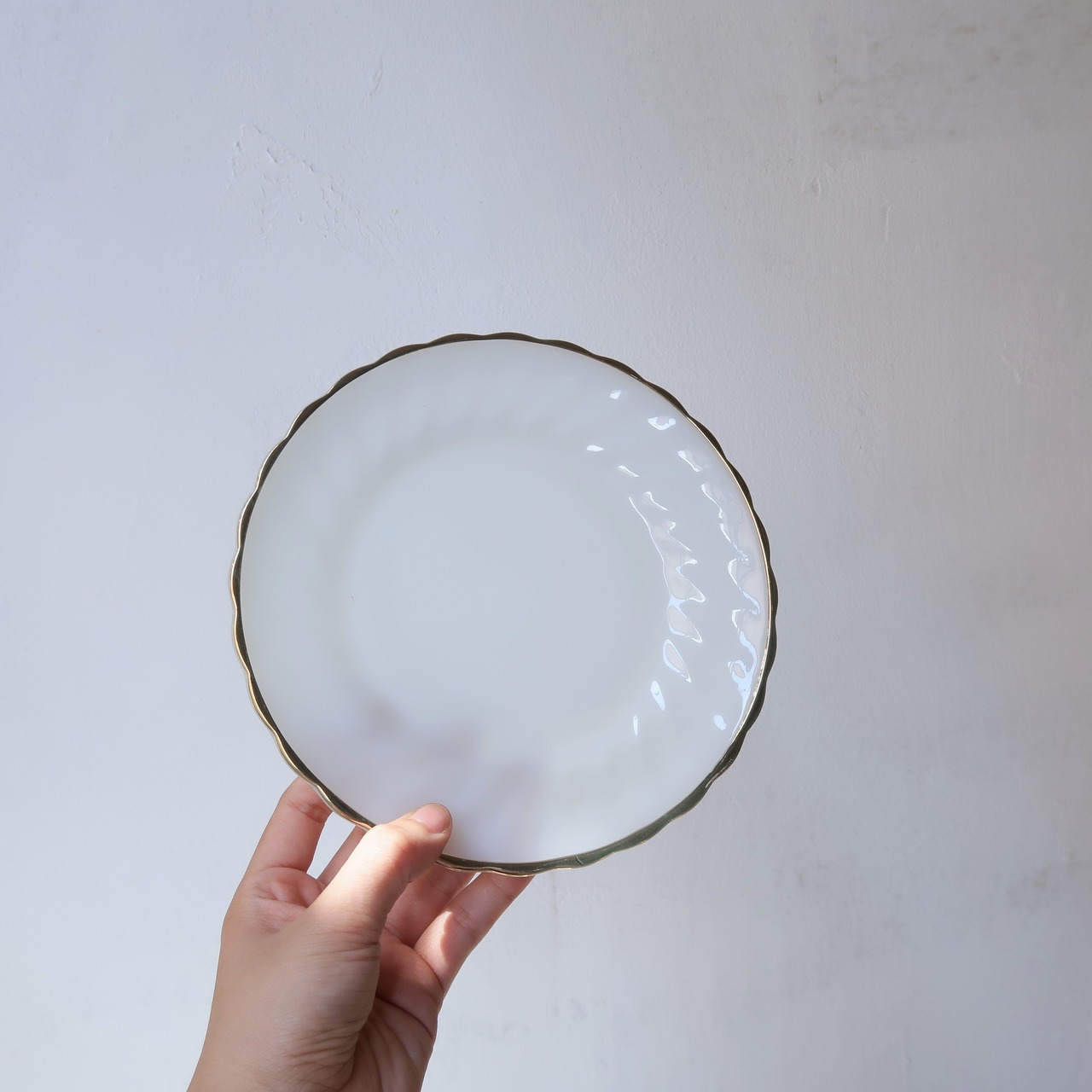 ゴールドなふちのお皿