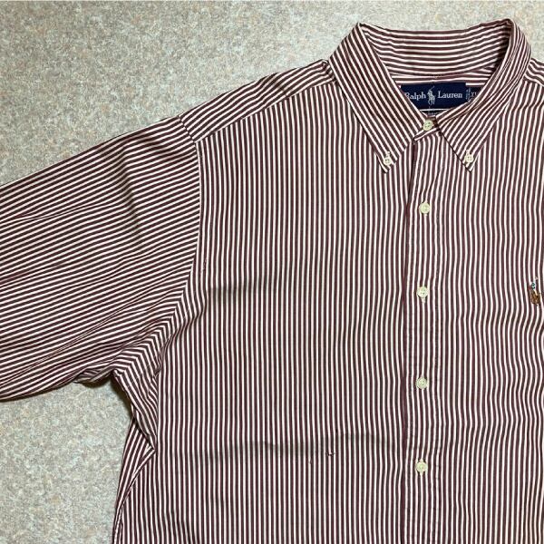 RALPH LAUREN(ラルフローレン)」クラシックフィット 赤 ロンドン RALPH LAUREN(ラルフローレン)」クラシックフィット 赤 ロンドン