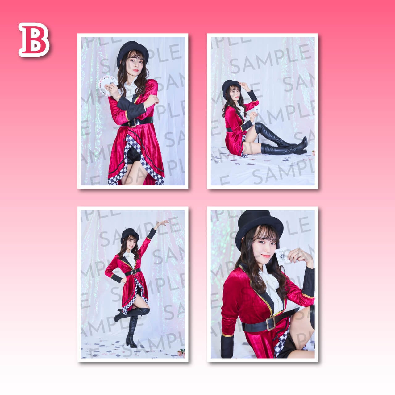 御寺ゆき生誕記念】ブロマイド4種1セット（×3パターン）【ZR0602