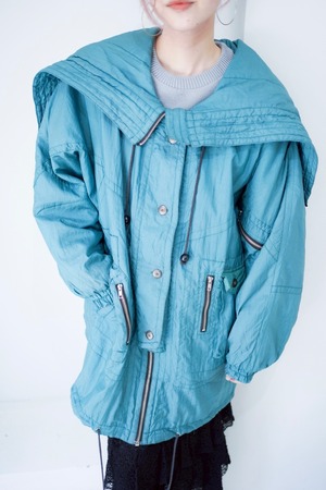 mint blue foodie blouson