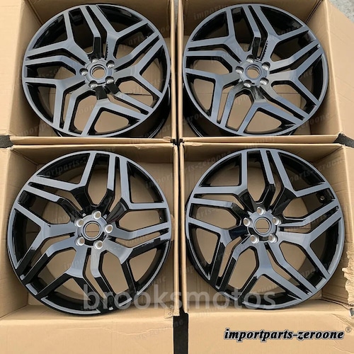 20インチグロスブラックスタイルホイールレンジローバーエボックlr2 5x108 LI-1898
