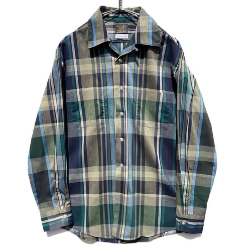 [Sears - PERMA PREST] Vintage Open Collar Shirt [1960s-] Vintage Open Collar Shirt