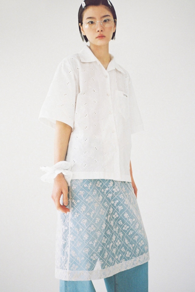 [JOLIE LAIDE] Billie boyfriend shirt (Lace) 正規品 韓国ブランド 韓国通販 韓国代行 韓国ファッション jolielaide Vintage Lover Club 日本 店舗