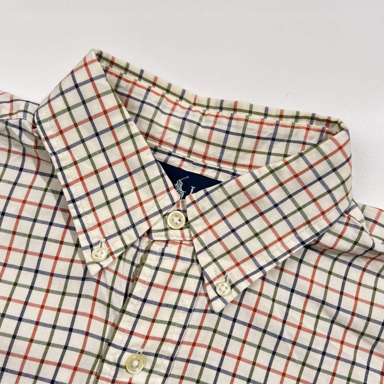 90s 00s Ralph Lauren ラルフ ローレン CLASSIC FIT チェック 長袖シャツ M/メンズ オールド