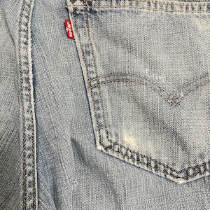 【LEVI'S】527 デニム ジーパン ジーンズ  ブーツカット フレア ベルボトム ダメージ W36 L34リーバイス US古着