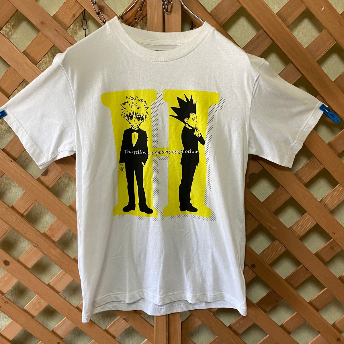 Hunter Hunter ジャンプ Tシャツ 冨樫義博 ホワイト キルア ゴン Lucky Base 古着屋