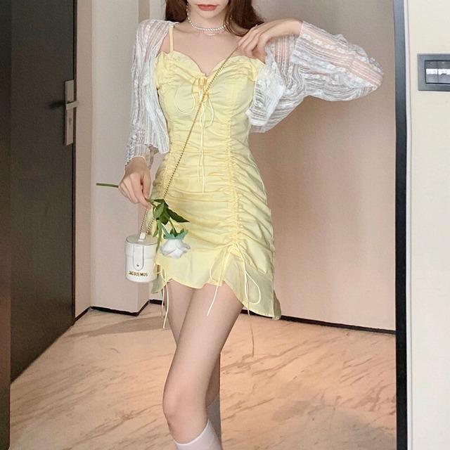 サマー 大人ガーリー スウィート キュート カジュアル 夏物 Xiaofeijia56475107015