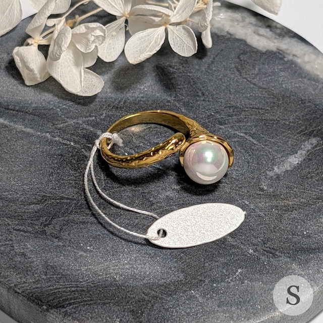 キラキラの輝き☆ペーパータグ楕円 パール紙 S / M / L 54枚セット 日本製 下げ札 ペーパータグ ブランドタグ プライスタグ