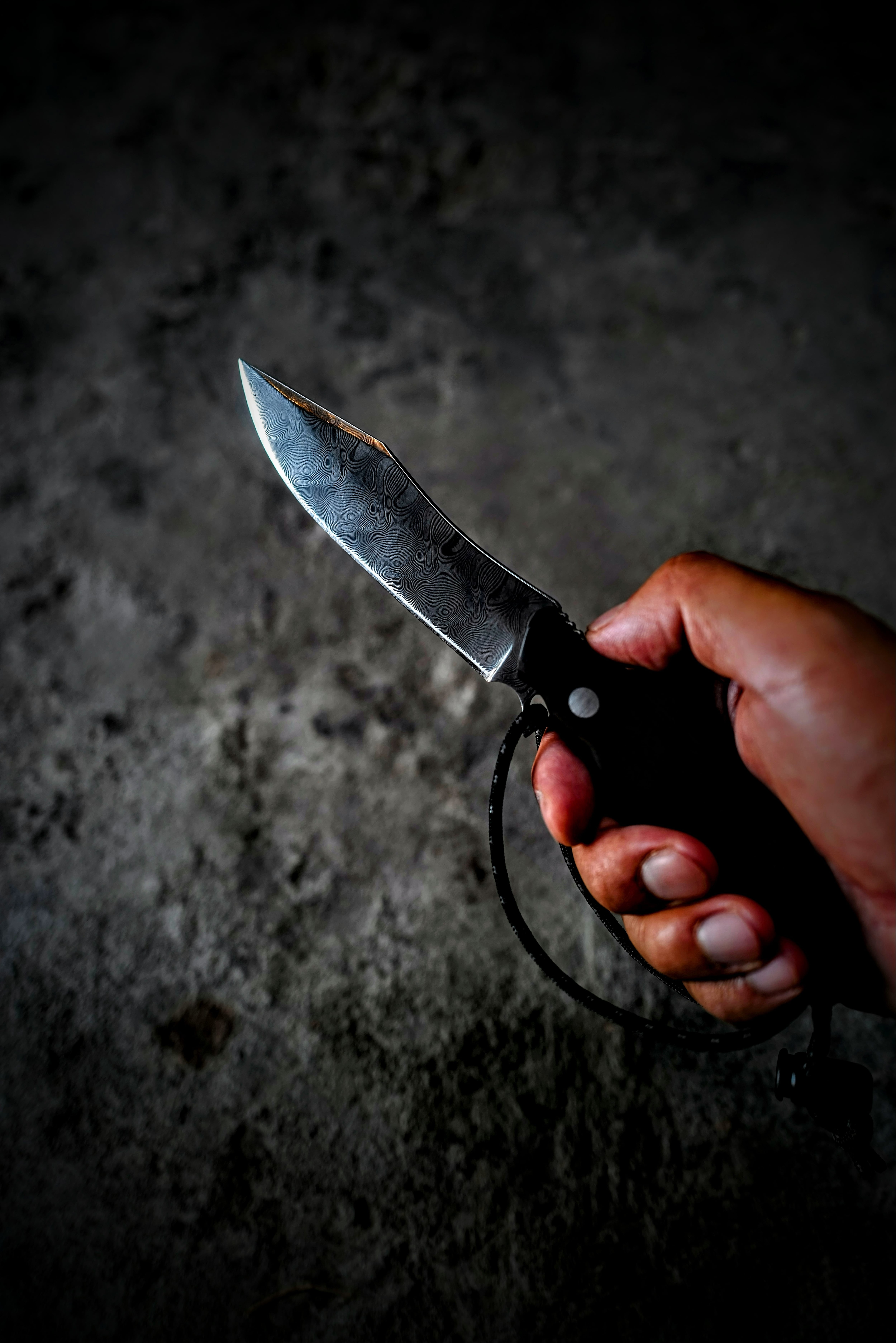 RANGER KNIFE-Damascus-」レンジャーナイフ ダマスカス鋼 | Camp Shop