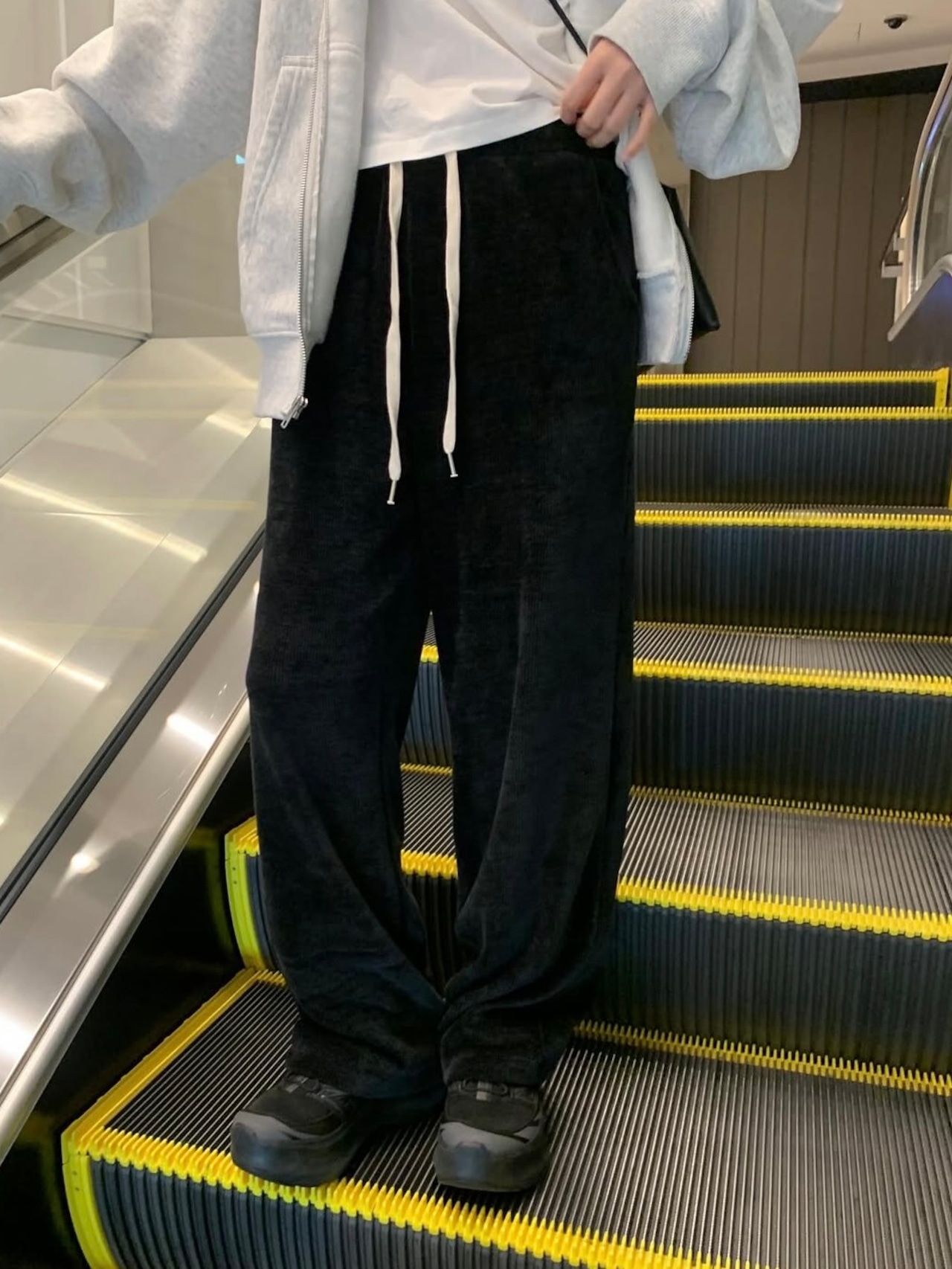 (予約) JINSIM / Glow rib pants 3color