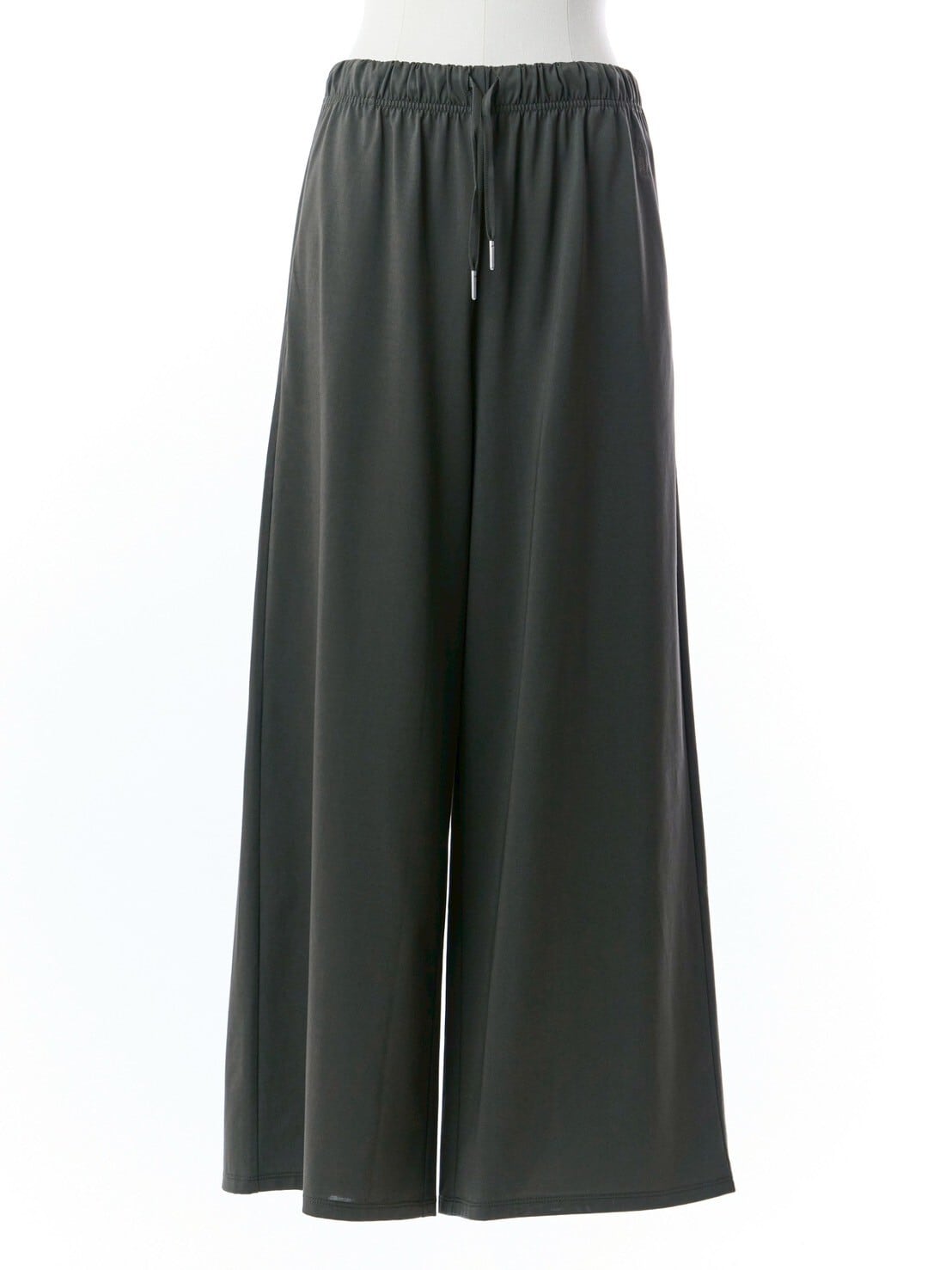 ギャザーワイドパンツ(グレー)