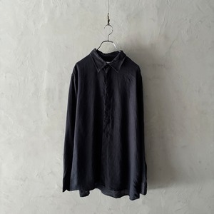 -Calvin Klein- fly-front linen shirt