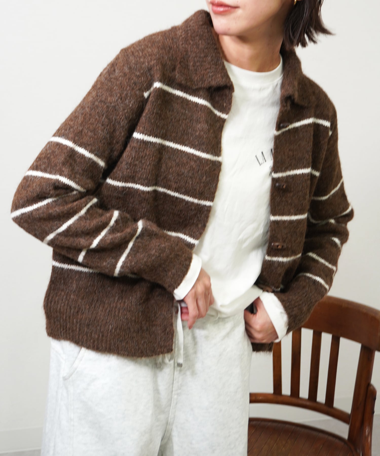 えり付ボーダーCD 5281117(1119)