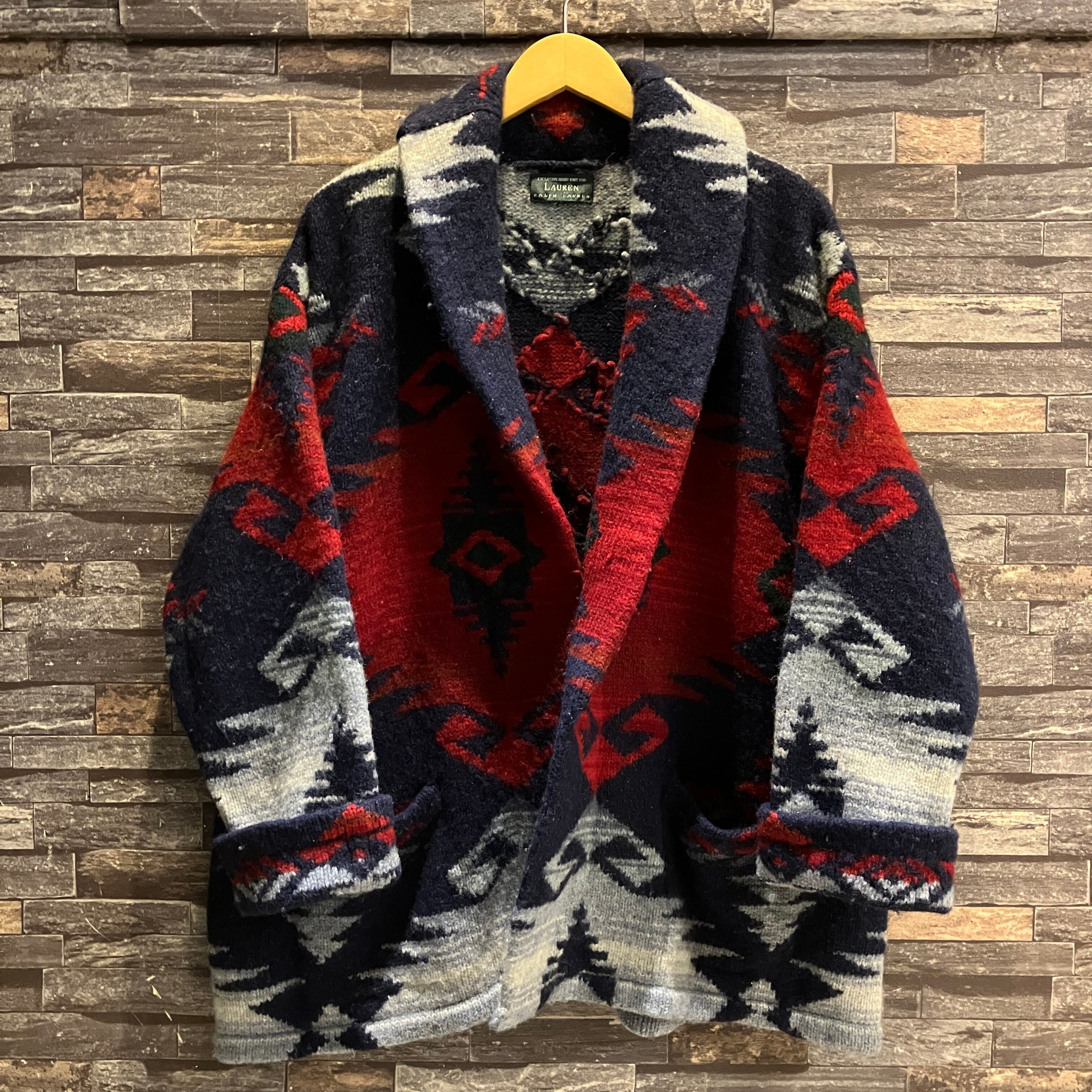 LAUREN RALPH LAUREN NATIVE WOOL SHAWL GOWN | safarionline