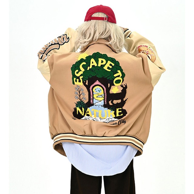 グラフィックガーデンヴィンテージスタジャン 2col R01127