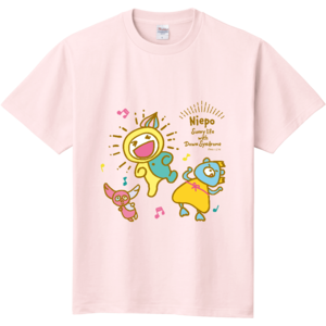 Tシャツ【ダンス：ライトピンク】