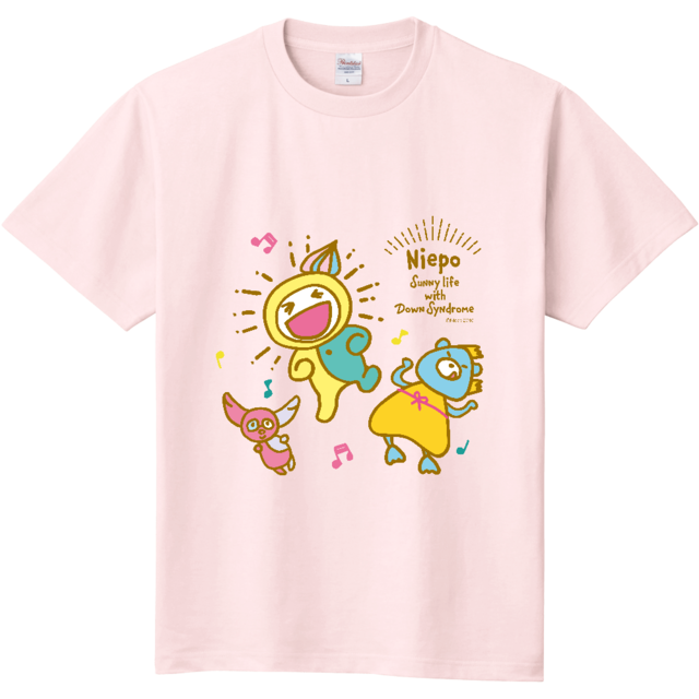 Tシャツ【ダンス：ライトピンク】