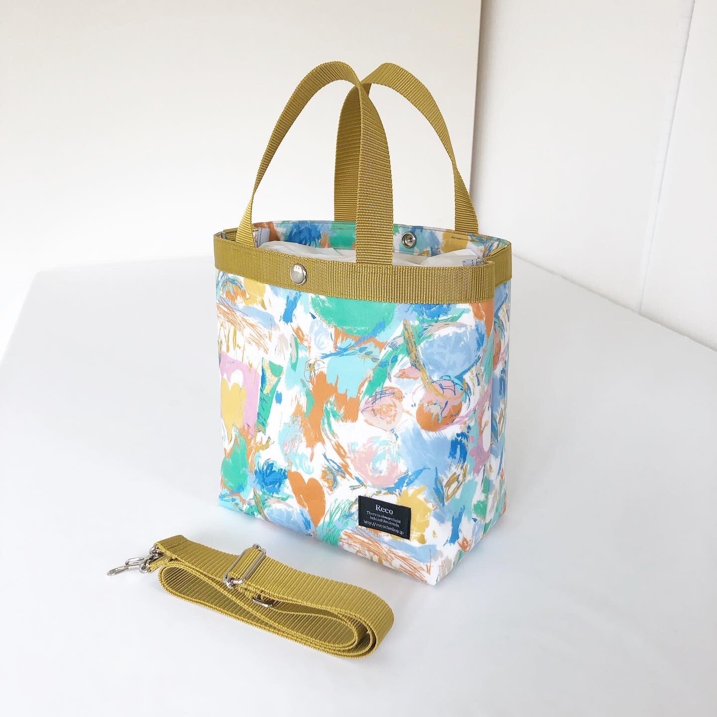 トートバック Sサイズ リバティプリント ラミネート ナインエルムス