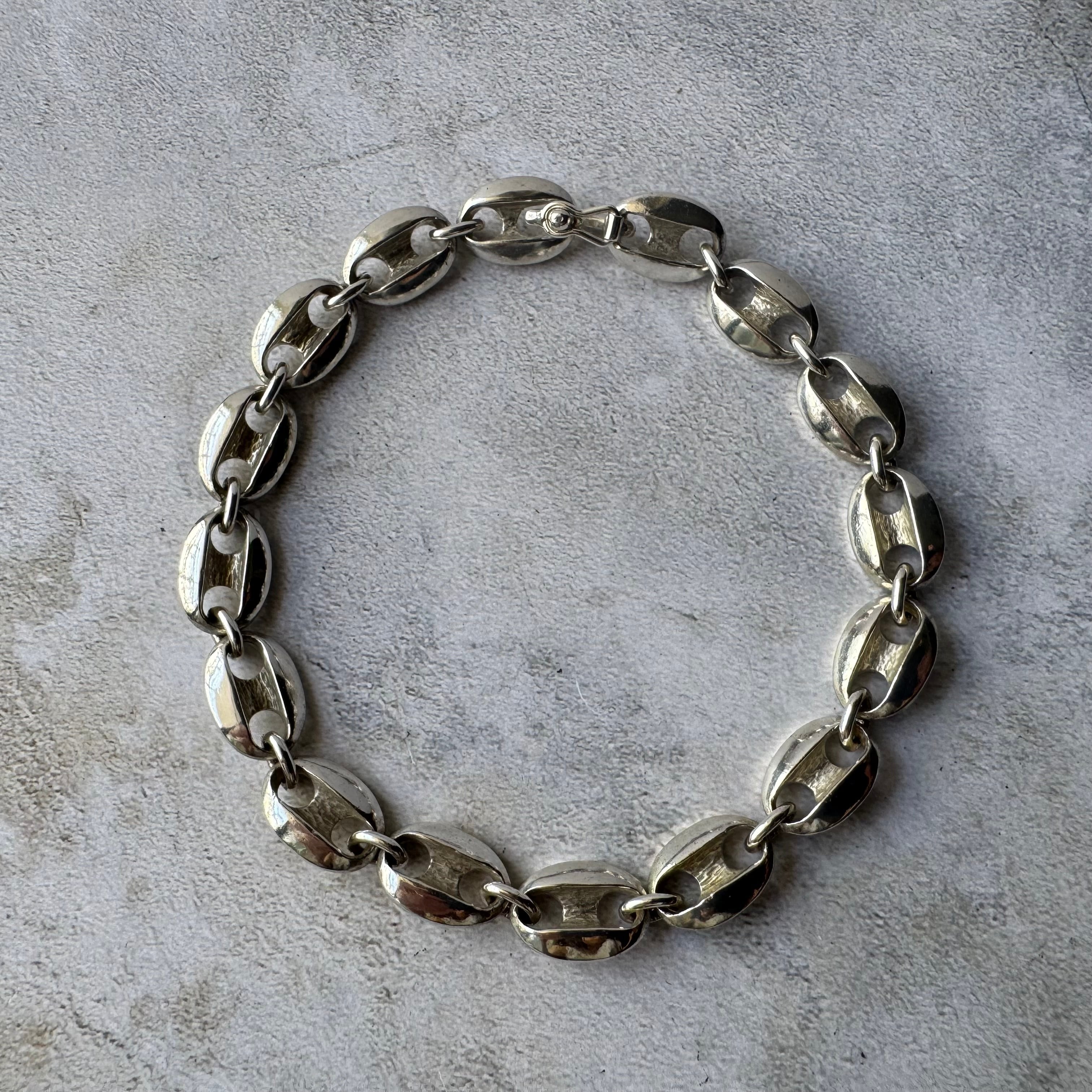 Vintage Anchor Mariner Link Bracelet Silver925 Made in UK