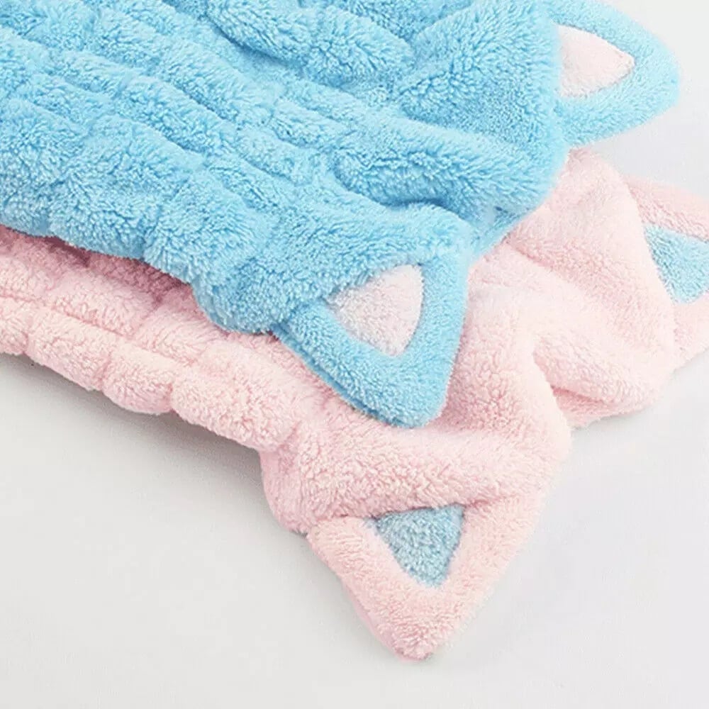 猫耳マイクロファイバーキャップ