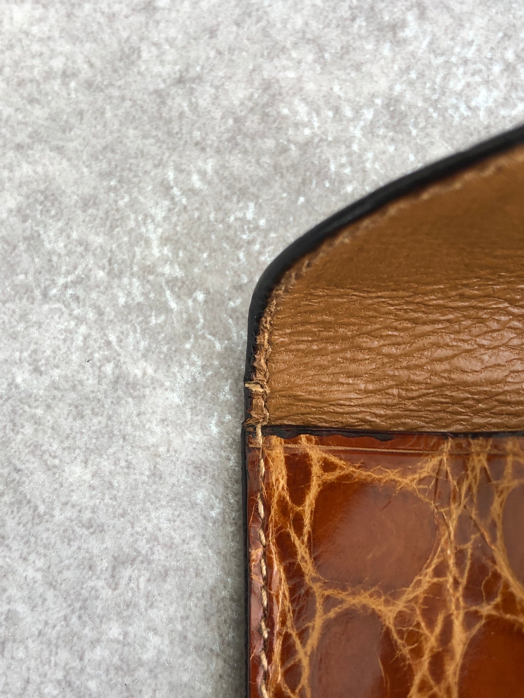GUCCI グッチ 財布 ブラウン レザー コインケース vintage