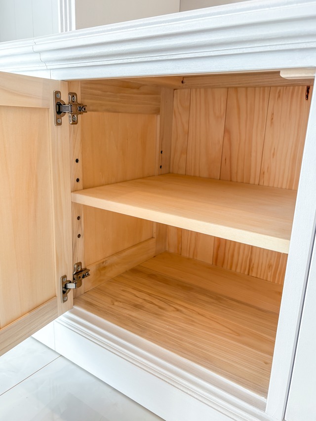 オーダーメイド壁面収納家具ローボード＆オープンシェルフ　（海外インテリア・マンションリフォーム）W3000