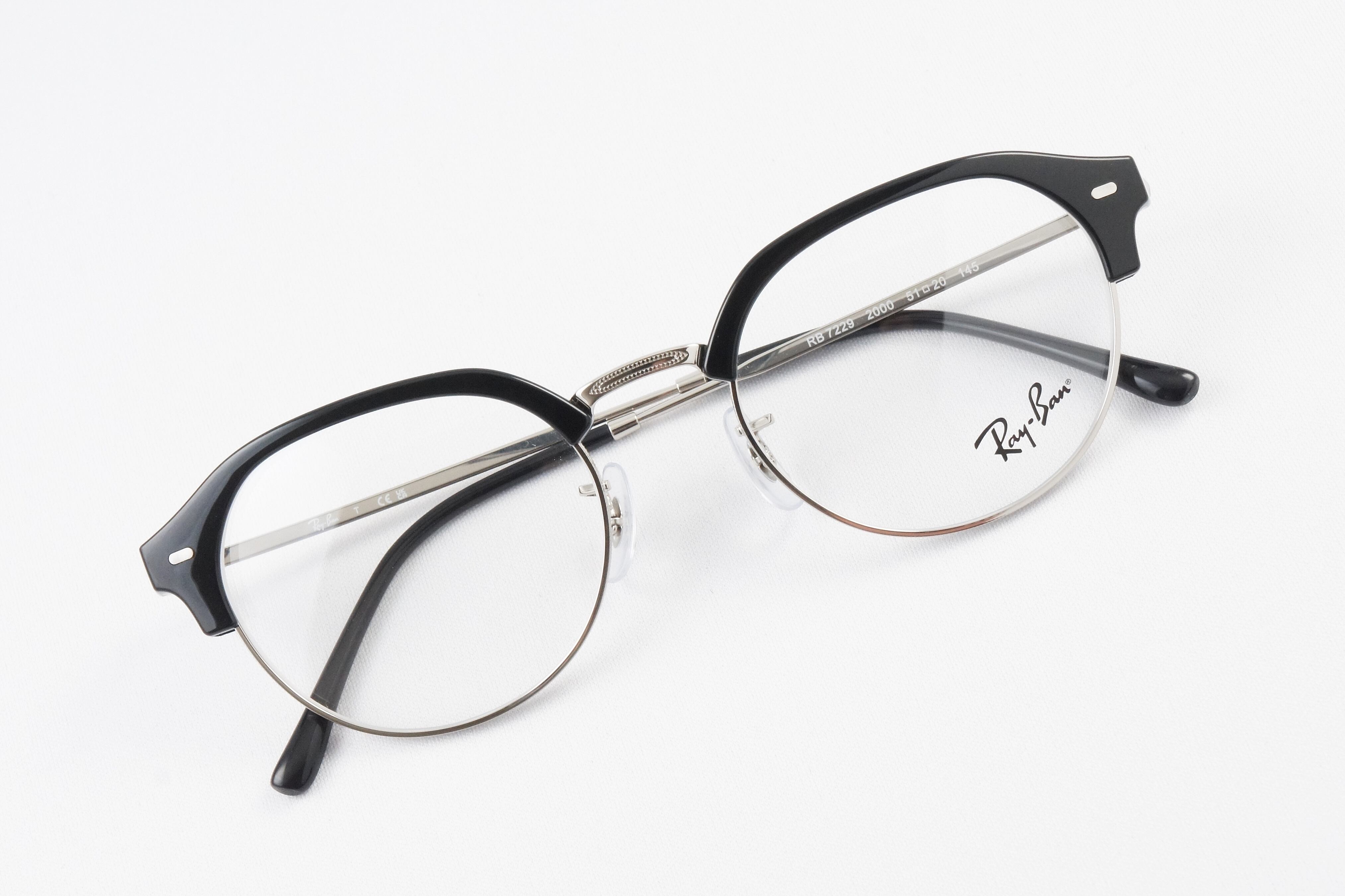 Ray-Ban メガネ RX7229 2000 51サイズ 53サイズ ボスリントン