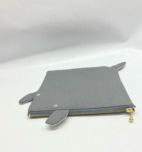 マンタ　フラットポーチ｜とりさん工房ーかわいいハンドメイドポーチ