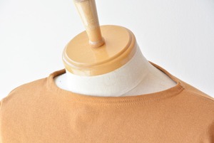 SAINT JAMES(セントジェームス)無地ボートネックシャツ(OUESSANT)SIENNE T4