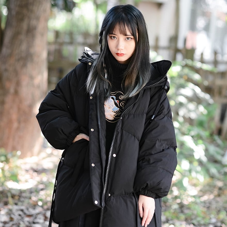 SEASONZ ブランド古怪舎 ダウンジャケット ホワイトダックダウン