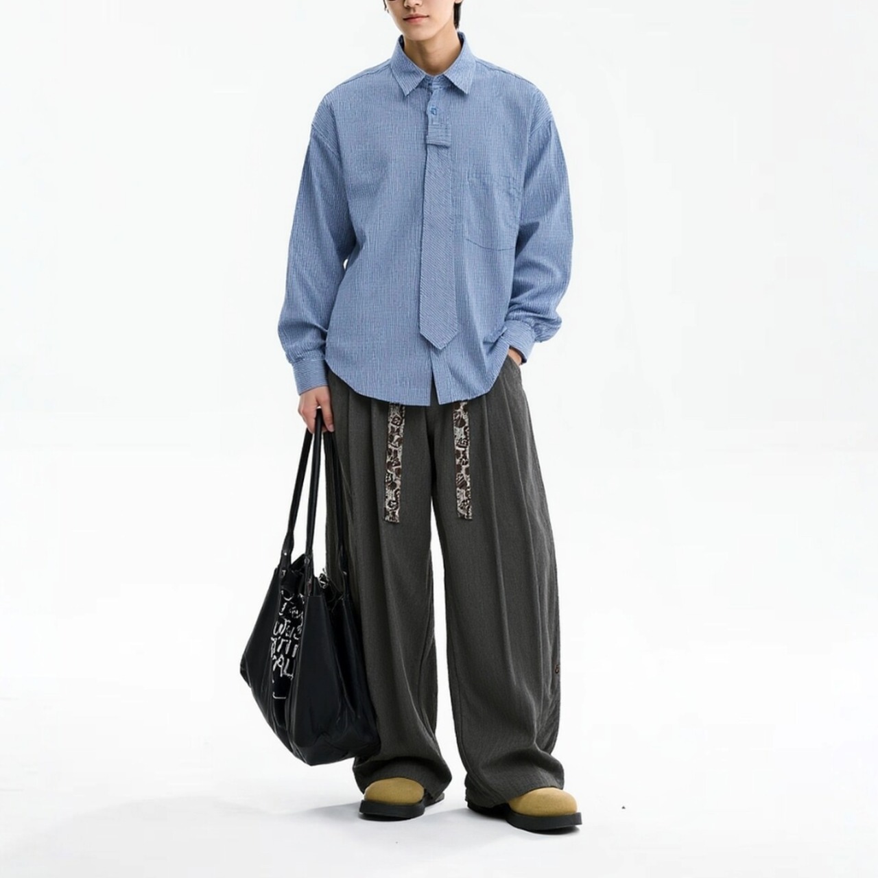 Drop Shoulder Shirt  TB2627・画像4