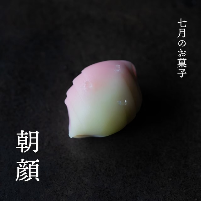 7月の上生菓子 : 朝顔6個セット