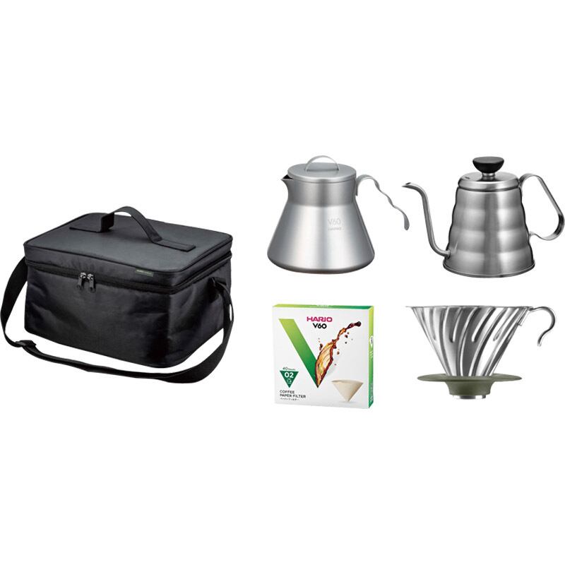 ハリオ V60 アウトドアコーヒーベーシックセット O-VOCB | ossans65 生活が楽しめるインテリア・家具通販