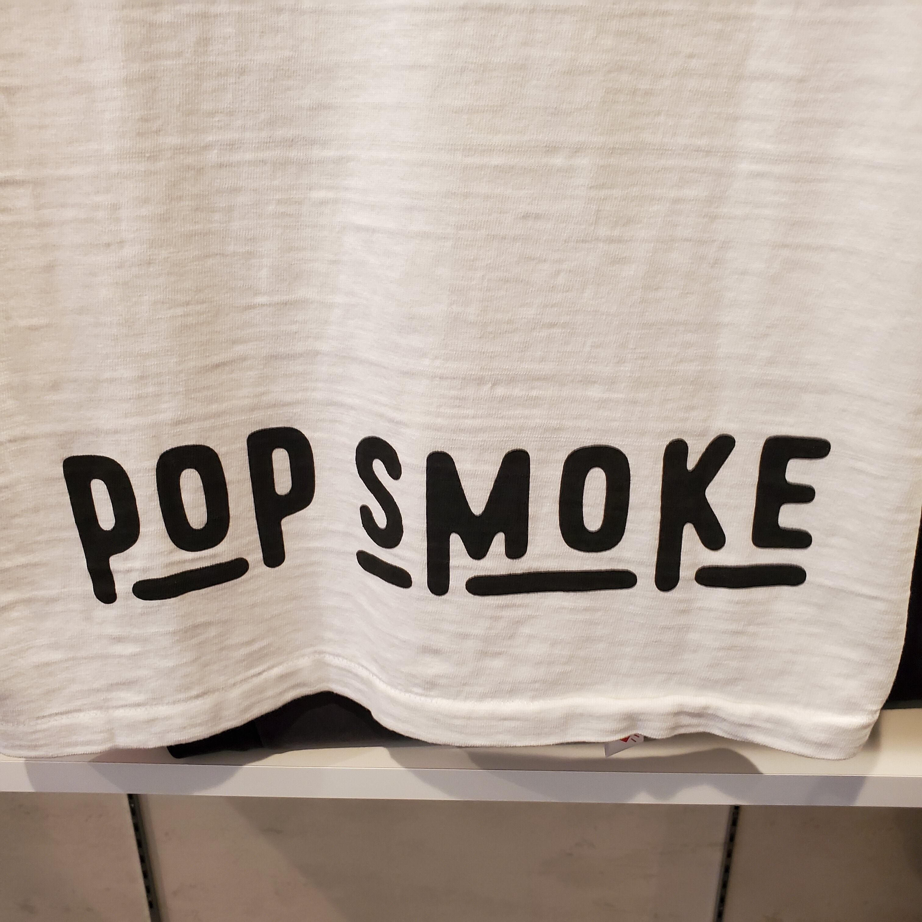【XL】POP SMOKE T-SHIRT WHITE HUMAN MADE