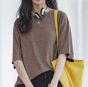 Solid Color Loose Basic T-shirt / ソリッドカラー ルーズ ベーシック Tシャツ