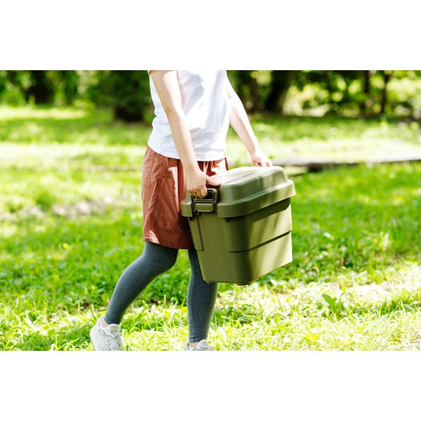 トランクカーゴ20L カーキ アウトドア キャンプ 収納ボックス トランクカーゴ20L カーキ アウトドア キャンプ 収納ボックス