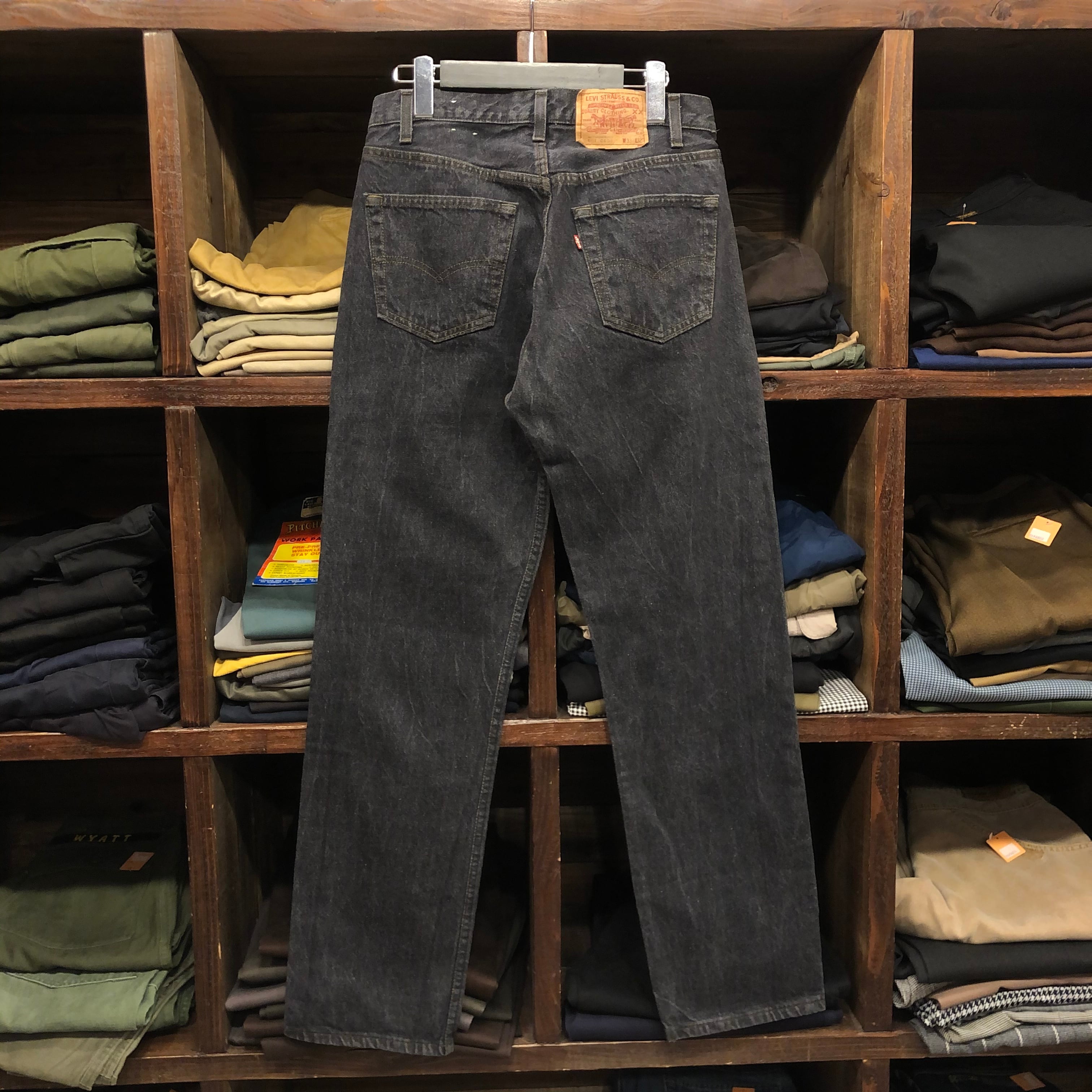 80s Levis 501 Black Denim Pants USA製 | VOSTOK